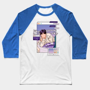 BTS LIFE GOES ON RAP MONSTER Baseball T-Shirt